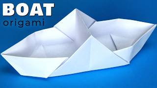 How To Make Coolest Paper Boat! DIY Origami Boats Easy!