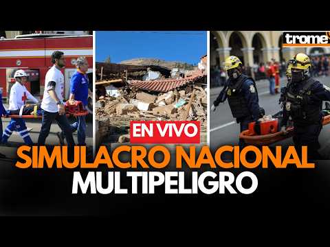 EN VIVO  SIMULACRO NACIONAL MULTIPELIGRO: ¿QUÉ HACER ANTE UN SISMO?  Trome