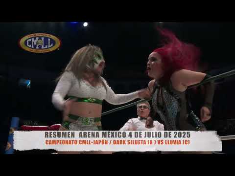 CMLL - CAMPEONATO CMLL-JAPÓN / DARK SILUETA (R ) VS LLUVIA (...