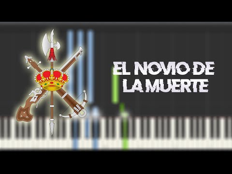 El novio de la muerte - Himno de la Legion | Piano Tutorial / Partitura / MIDI
