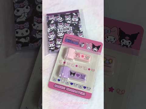 산리오 롤러 스탬프 ✨쿠로미 ✨마이 멜로디 ✨Sanrio roller stamps✨Sanrio Stationery Haul ✨Kuromi ✨My Melody ✨サンリオ