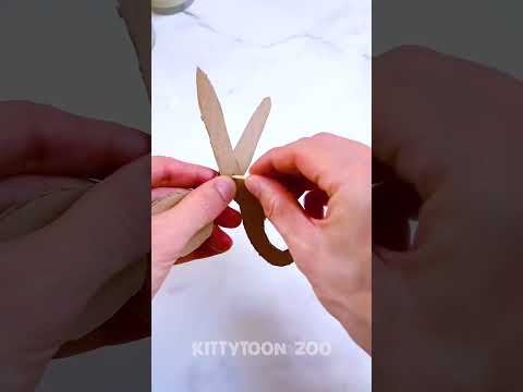 ✨ Craft Time! Cardboard Scissors to Help Daddy! 💪🧰