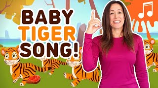 🐯 Dance and Sing to the Catchy Baby Tigers Song! | Patty Shukla Kids TV | Sing Along Songs for Kids