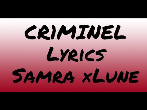 CR1MINEL Samra × Lune (Lyrics)