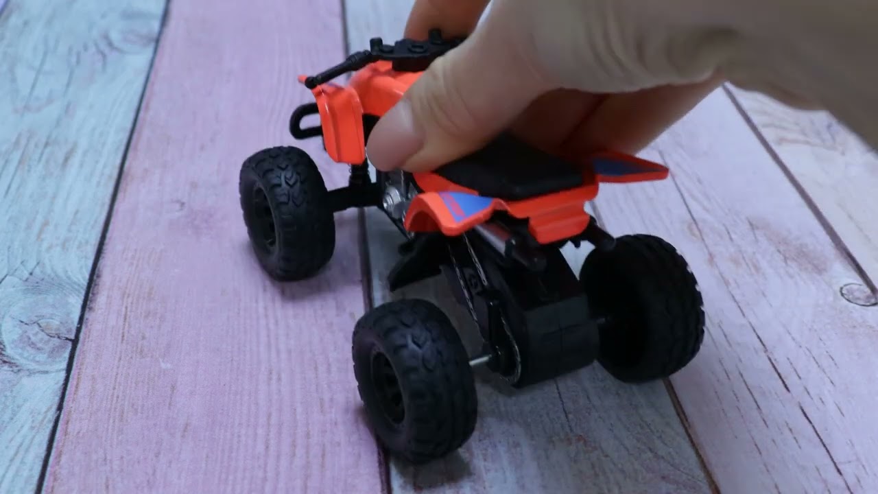 Квадроцикл Lanson Toys METAL SCALE MODEL инерционный металлический в ассортименте  - видео