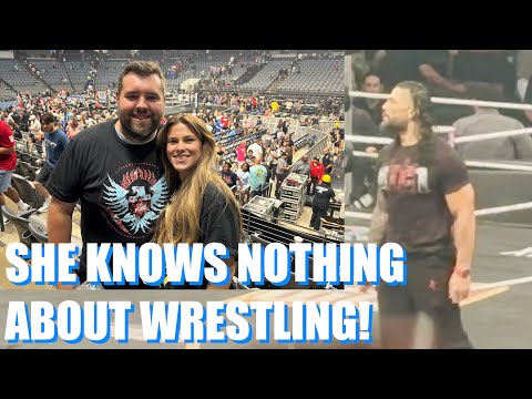 I took my wife to WWE Monday Night Raw and we both went nuts when Roman Reigns returned!