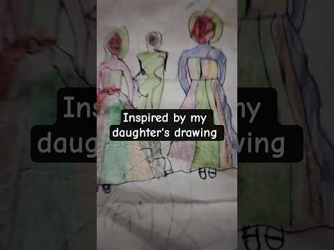 inspired by my daughter's drawing #shortsfeed #viral #sehar #babymonster #bts #shorts #bollywood