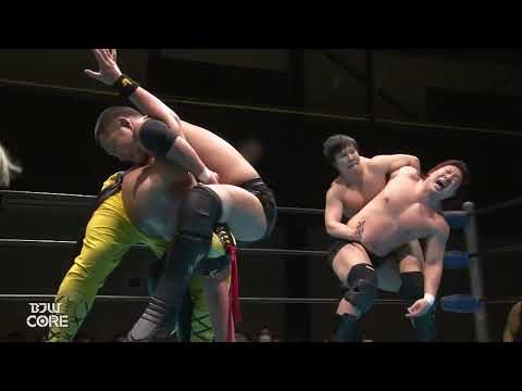 【BJW Free Match!!】2023.4.2大阪 野村卓矢&阿部史典 vs 中之上靖文&アンディ・ウー【BJw認定タッグ選手権】