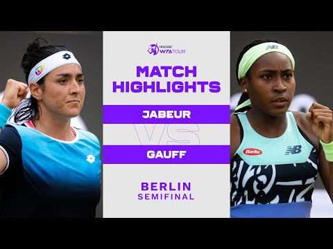 Ons Jabeur vs. Coco Gauff | 2022 Berlin Semifinal | WTA Match Highlights