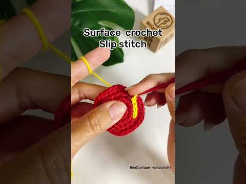 Surface crochet slip stitch #crochet #diy #amigurumi #knittig #handmade #crocheting #knitting