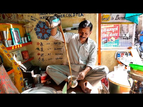 Indian Street Food - MASALA CHAI TEA LATTE, COFFEE, LASSI India
