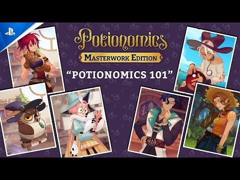 Potionomics: Masterwork Edition - Potionomics 101 Gameplay Trailer | PS5 Games