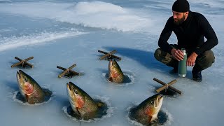 Fisherman Amazed People With his Techniques /Strange Fish Traps  