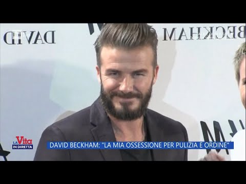 David Beckham: "La mia ossessione per pulizia e ordine" - La Vita in diretta - 13/10/2023