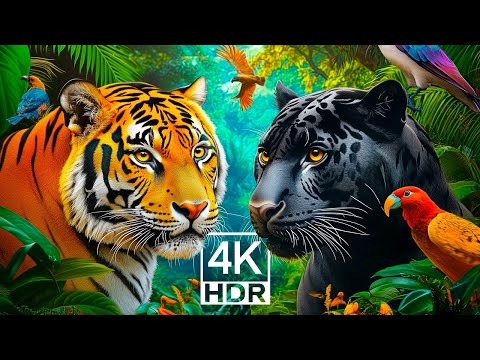 JUNGLE ANIMAL DISCOVERY / 60FPS 4K ULTRA HD #4K #ANIMALS