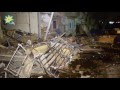 شاهد بالفيديو : آثار انفجار 