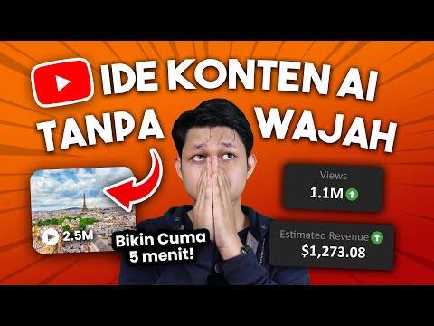 Cara Membuat Channel YouTube Tanpa Wajah HANYA Menggunakan AI - Ide Konten Youtube 2024