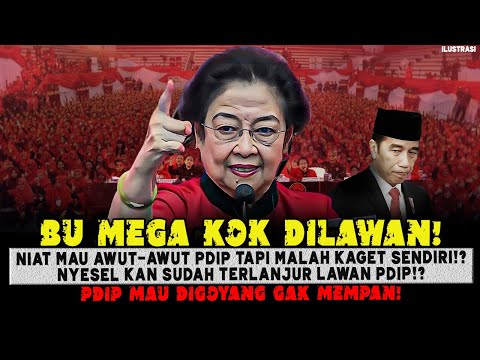 BU MEGA KOK DILAWAN🔥NIAT MAU AWUT-AWUT KONGRES PDIP TAPI MALAH KAGET SENDIRI😱KUAPOK TENAN⚡