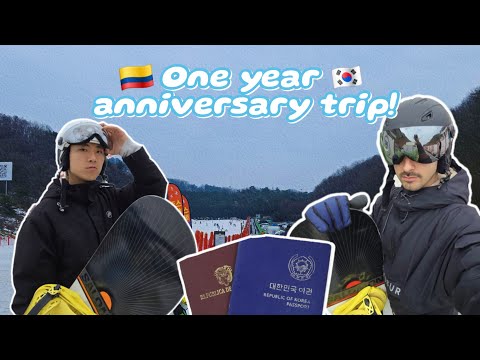 Meeting My Boyfriend's Parents and SnowBoard for the First Time | Sebi&Ron in Korea