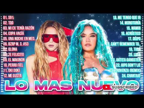 K.A.R.O.L- G, S.h.a.k.i.r.a Grandes Mix Exitos 2024 -Lo Mas Nuevo 2024 -Mix Canciones Reggaeton 2024