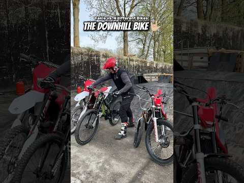 Fakie vs. 4 different Bikes🤟🏼🔥 #shorts #motorcycle #bike #mtb #bmx