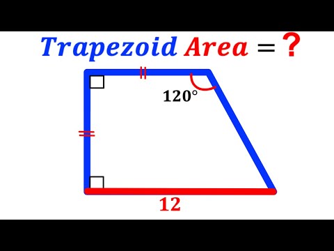Can you find the area of the Trapezoid? | (Trapezium) | #math #maths | #geometry