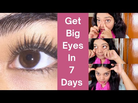 Get Big & Attractive Eyes with 3 simple exercise at Home | Beauty’s crown