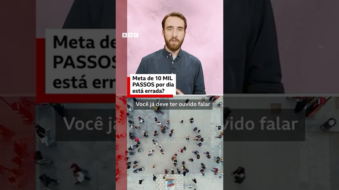 A meta de dar 10 mil passos por dia está certa 🚶‍♀️