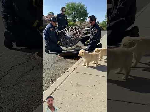 #rescueefforts #goldenretriever #police #puppy #pets #dog #rescue #rescuestory #wildliferescue