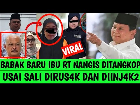 BABAK BARU IBU RT NANGIS DITANGAKP USAI AJAK WARGA RUS4K SALIB