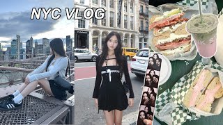 NEW YORK CITY vlog🚕 what i eat, reunion w/ friends, city night outs + clubbing, shopping in soho