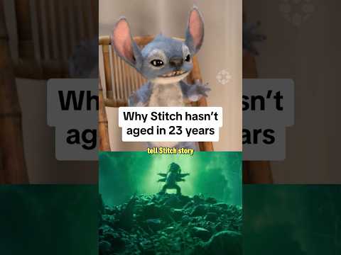 Stitch reprises his role after 23 years and yet Stitch hasn't aged a day... #stitch #movie #ign