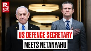 US Defense Secretary Hegseth Meet Israeli PM Netanyahu In Virginia | US-Israel Strategic Talks