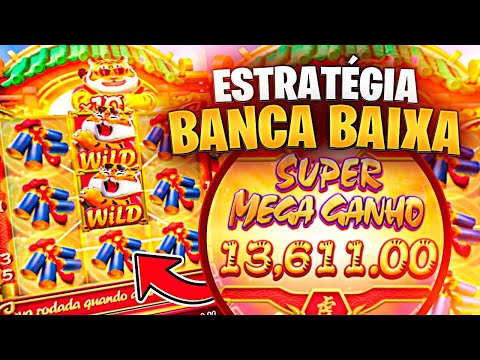 FORTUNE TIGER NOVA ESTRATÉGIA PARA BANCA BAIXA PAGANDO MUITO NOVA