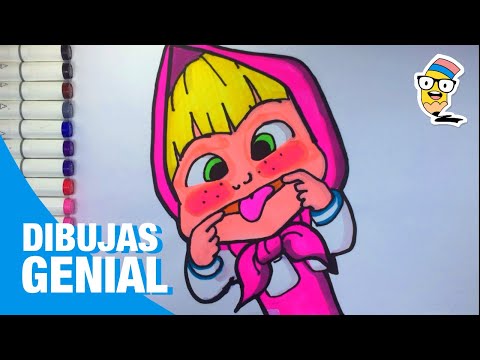 Dibuja y Colorea MASHA y el oso 🌟🐻👧🏼✍️ | How to Draw MASHA AND THE BEAR Patrol