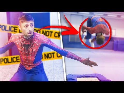 What happens when SPIDER-MAN hears the POLICE sirens!! 😱🚨