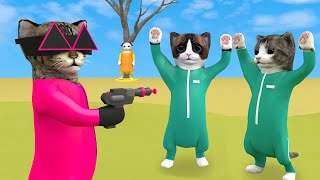 Squid game but with cats