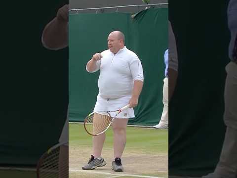 The finest of outfits 😂👗 #shorts #wimbledon #funny #dress #tennis