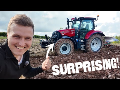My Plough Broke… Again!  Ploughing Our Wettest Field with a Case Maxxum 150