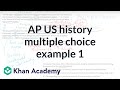 AP US History Exam: Multiple Choice Section