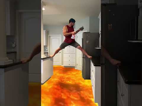When the floor is ACTUALLY lava 😱 part 2