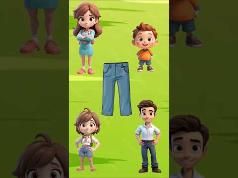 Mama mencocokan celana yang benar. !#viralshort #animation #cartoon #kartun