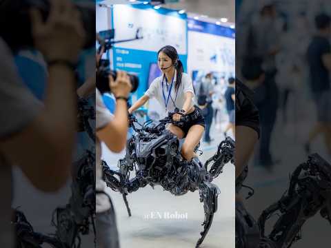 Futuristic Six-Legged Ride Stuns at Geneva International. #robot #scifi #automobile #tech #shorts