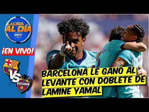 BARCELONA EVITA CUALQUIER SORPRESA. VENCE al LEVANTE con un DOBLETE de LAMINE YAMAL | La Liga Al Día