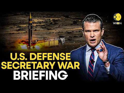 LIVE: US Defense Secretary Pete Hegseth Briefs Media At CENTCOM Amid Iran War | WION Live
