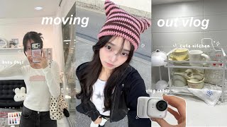 MOVING into my new apartment🧸: cute kitchen, decorating my place, busy days, my vlog setup