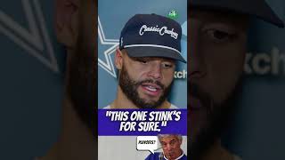 Dak Prescott "This one stinks for sure."