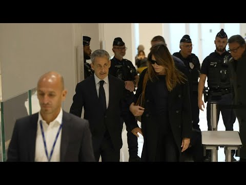 France ex-leader Sarkozy arrives at court | AFP