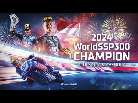 Mahendra becomes Indonesiaโs first motorcycle racing World Champion! ๐ฎ๐ฉ๐ | 2024 #SelamatAld1