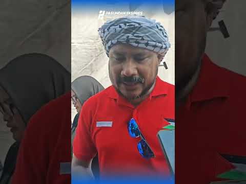 Aktivis kemanusiaan untuk Palestina, Bang Onim, hadir dalam Aksi Bela Palestina #subang #shortvideo